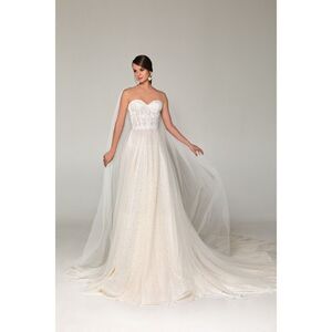 NWT Eva Lendel Hanna bohemian flower wedding gown huge full skirt